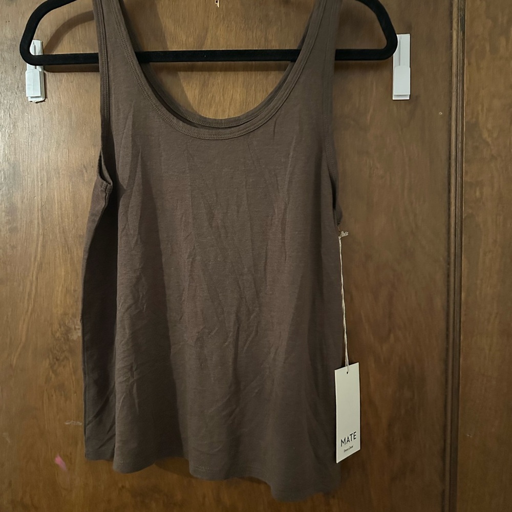 MATE the Label Chocolate Brown Tank